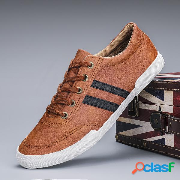 Homens Confortável Peso leve Lace Up Sport Formadores