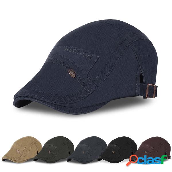 Homens Vintage Algodão Quente Jornaleiro Cap Confortável