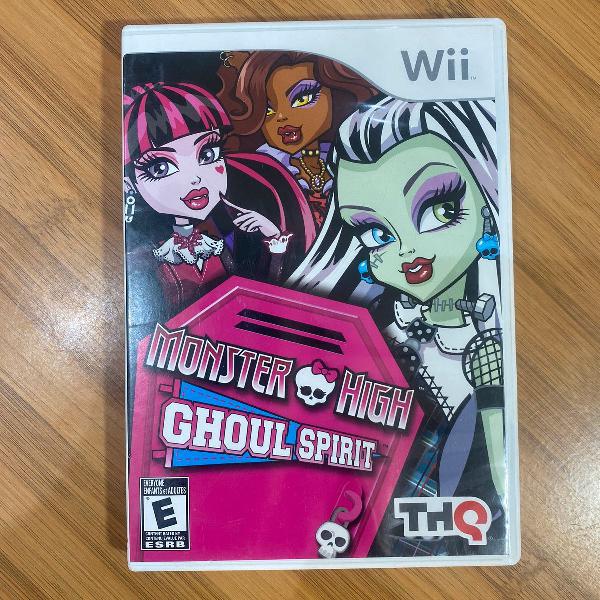 Jogo Monster High Ghoul Spirit THS para Nintendo Wii Em