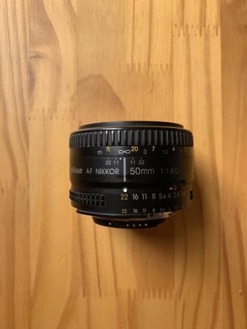 Lente Nikon 50mm 1.8d Nikkor
