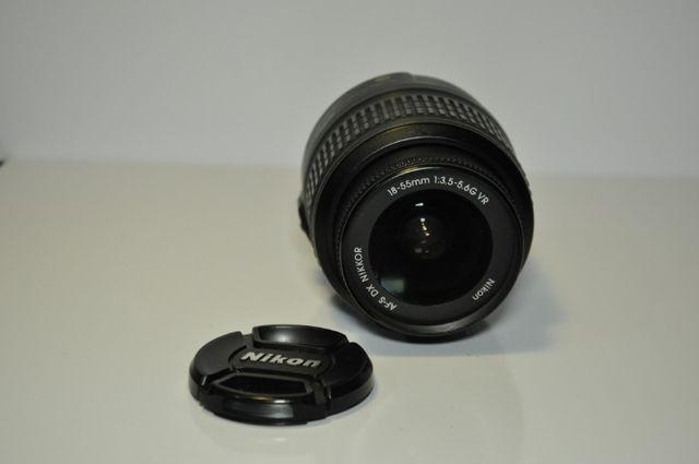 Lente Nikon origial 18-55mm G VR - divido 3 x cartão