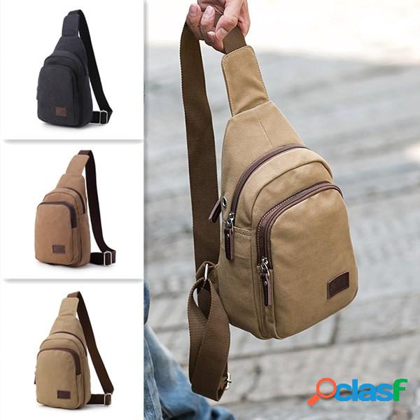 Lona Casual Multi-função Baú de Viagem Bolsa Crossbody