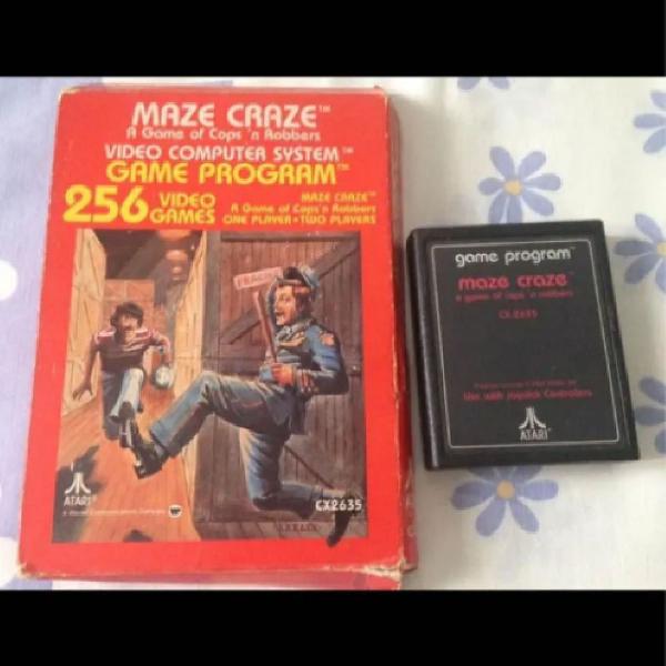 Maze Craze Atari 2600 com caixa raro R$329