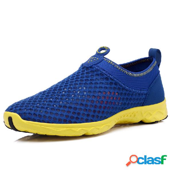 Men Hole Breathanle Soft Water Friendly Beach Upstream Shoes