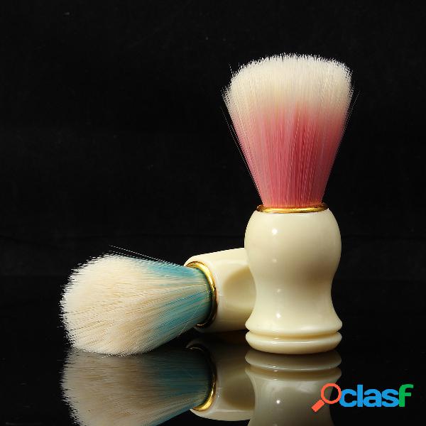 Men Shaving Brush Plastic Handle Beard Cream Shave Soap Foam