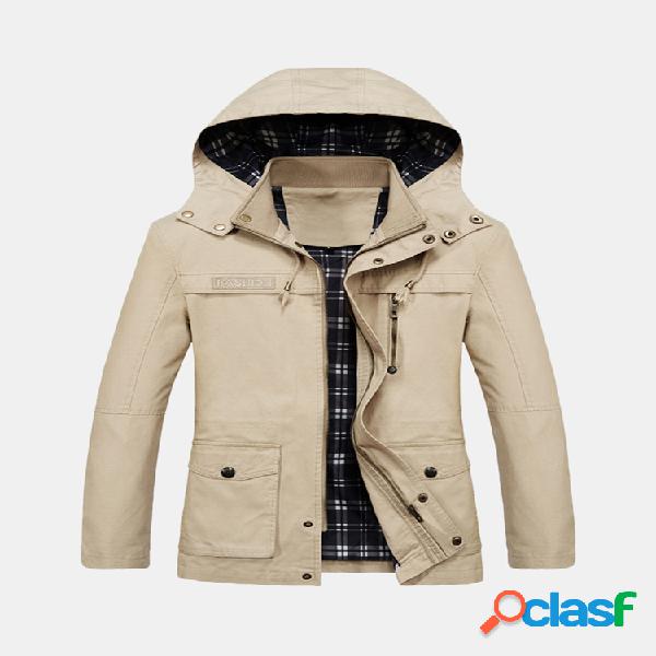 Mens Casual Mid Comprimento algodão solto com cordão solto
