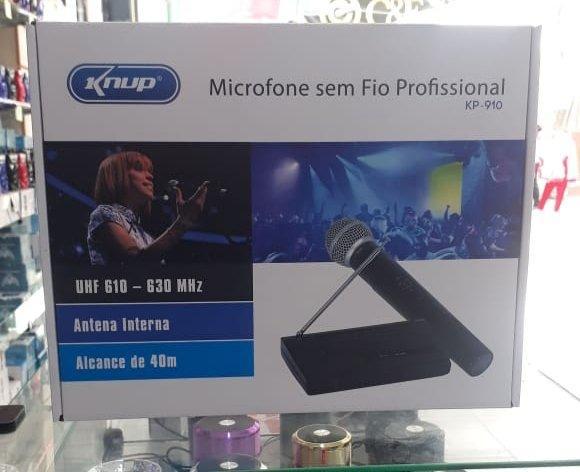 Microfone sem fio profissional kp 910