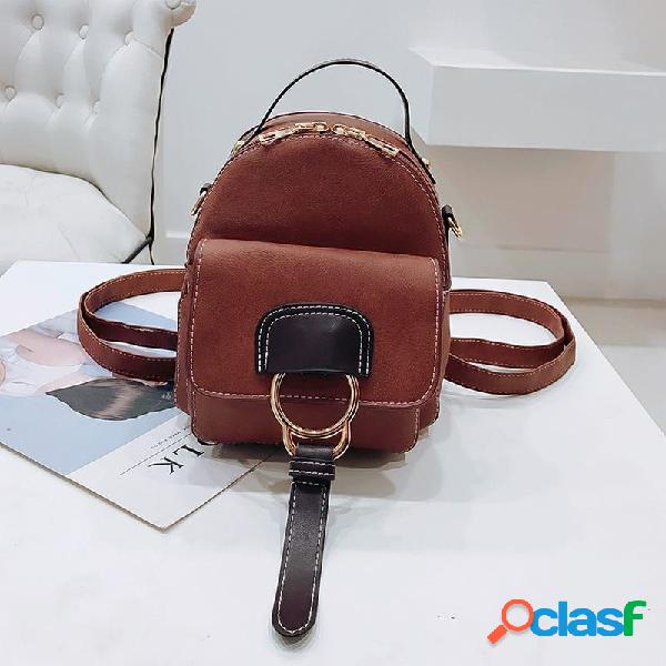 Mini Mochila Multi-Funcional Feminina
