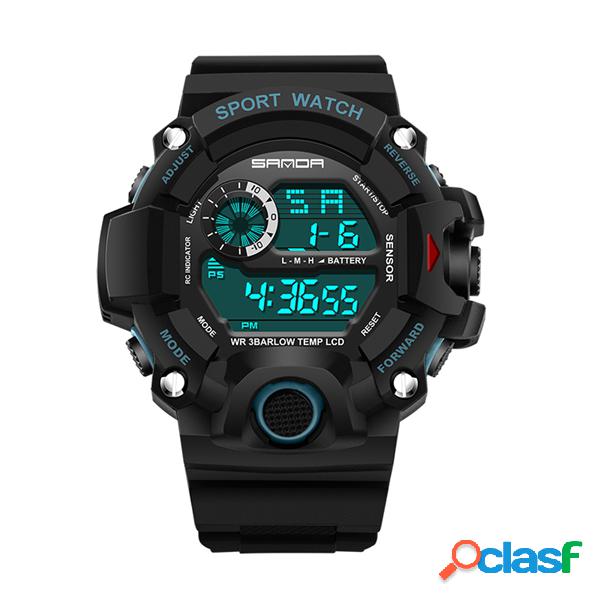 Moda Led impermeável ao ar livre Sport Watch Multifunção