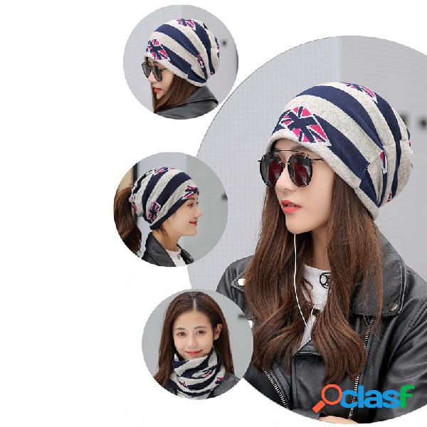 Mulheres Inverno Lã Quente Selvagem Útil Beanie Cap