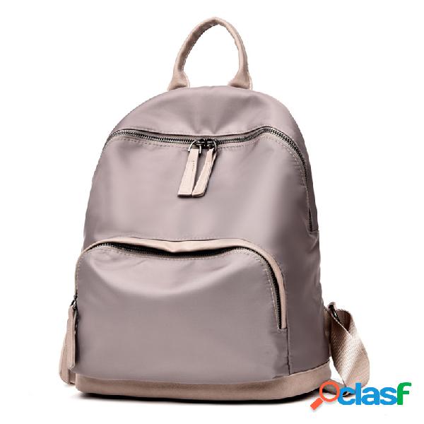Mulheres Oxford Escola De Mochila De Grande Capacidade Bolsa