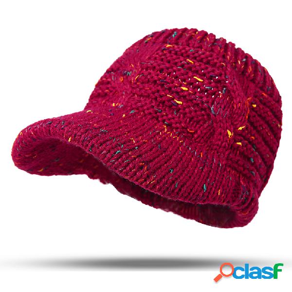 Mulheres de Lã Quente Soft Torção Headband Malha Rabo De