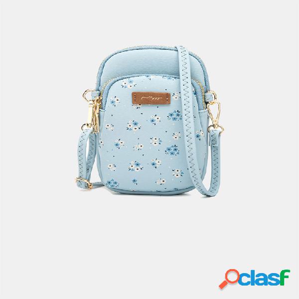 Mulheres de couro do plutônio embreagem Bolsa cartão Bolsa