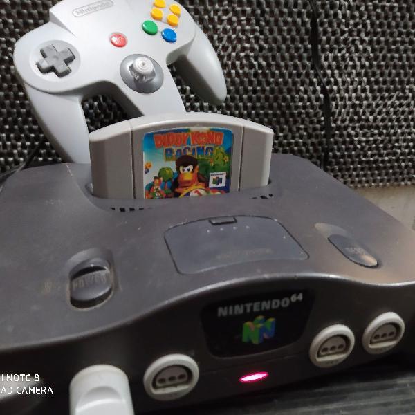 Nintendo 64+1 controle original + 1 jogo
