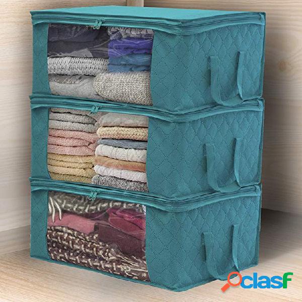 Não-tecido Space Saver Clothes Quilt Blanket Storage Bolsa