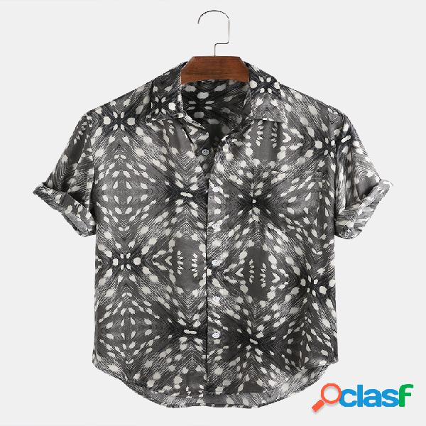 Os pontos abstratos da geometria dos homens imprimem camisas