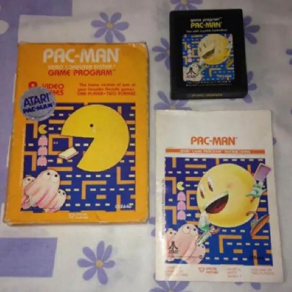 Pac-Man Atari com caixa e manual 1981