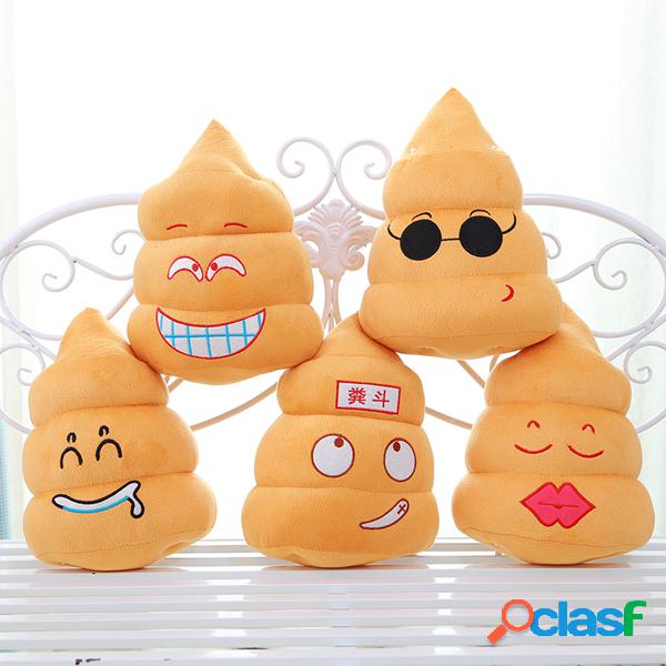 Poo Shape Funny Throw Pillow Dolls Cama Sofa Chair Almofada