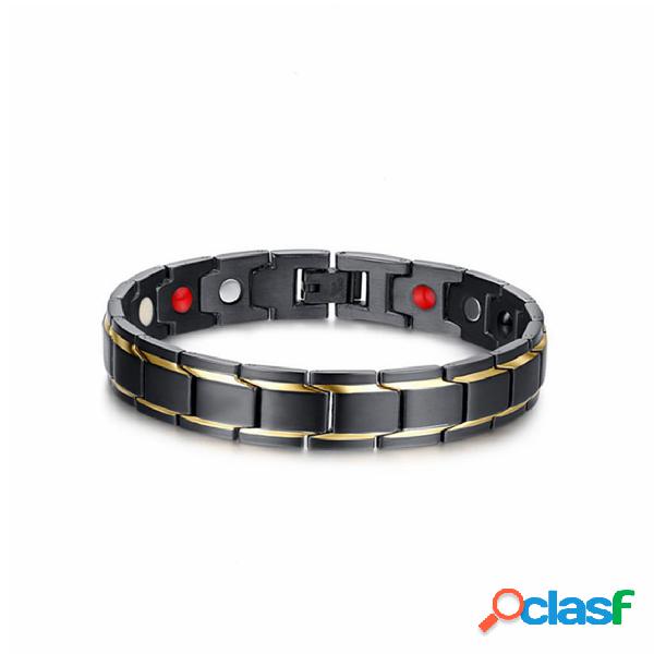 Pulseira de energia magnética de aço inoxidável 361L