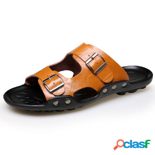 Sandals amigáveis da água dobro da curvatura do metal dos