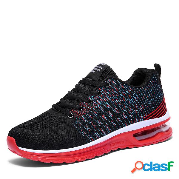 Sapatilhas Running ocasionais da sola do Air-cushion da tela