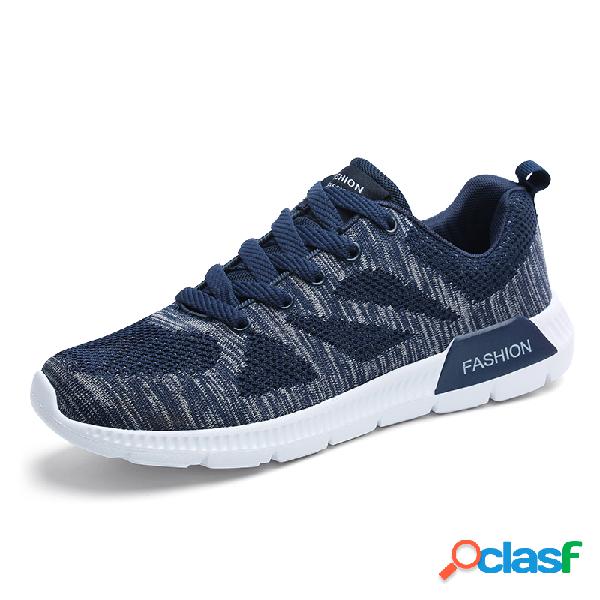 Sapatilhas Running ocasionais do tamanho grande Soft da tela