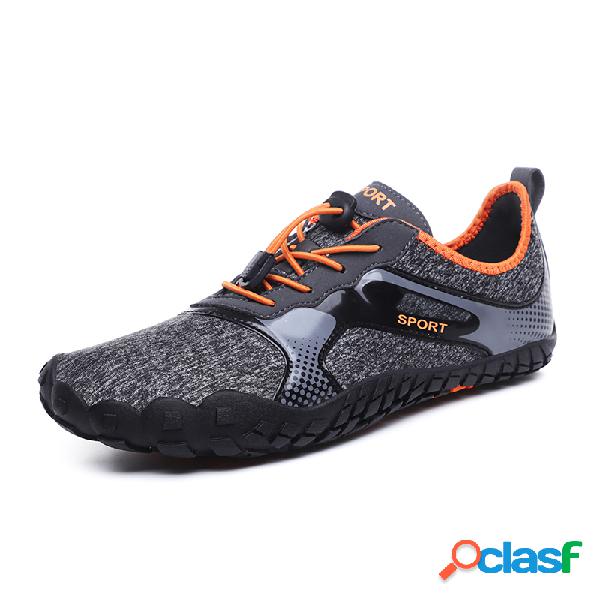 Sapatos de secagem rápida masculinos Snorkeling