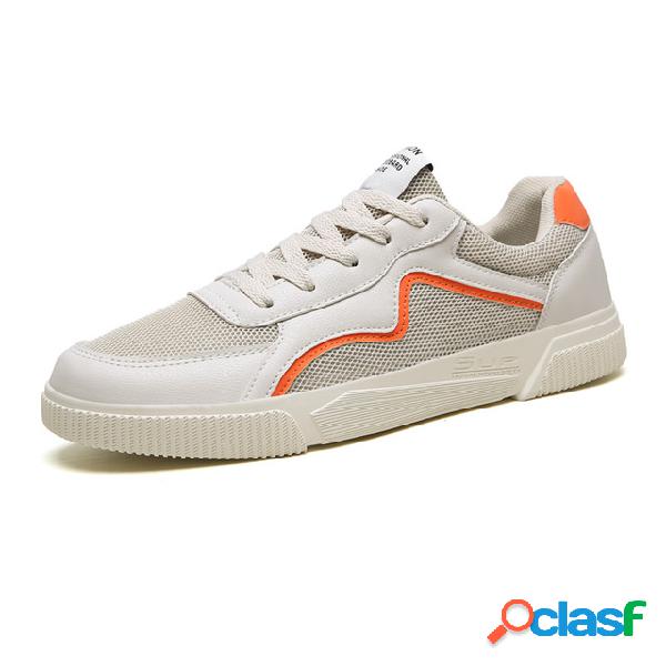 Sapatos masculinos temporada nova malha sapatos masculinos