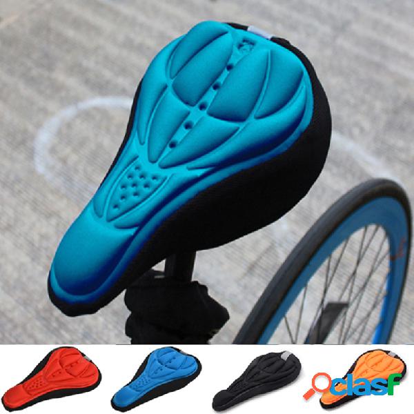 Selim de bicicleta 3D Soft Gel de cobertura de assento