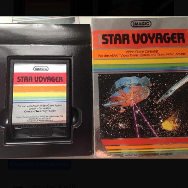 Star Voyager Atari completo impecável caixa manual berço