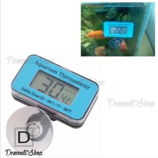 Termômetro Digital Para Aquário Submerso Lcd