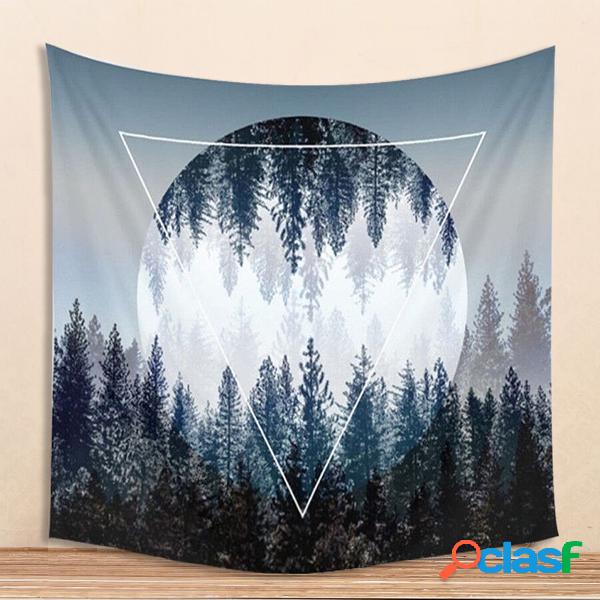 Tree Indian Mandala Wall Hanging Throw Tapestry Beach Yoga