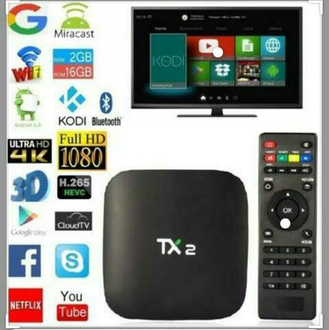 Tv box tx2 bluetooth, 16gb rom, 2gb ram, rockchip