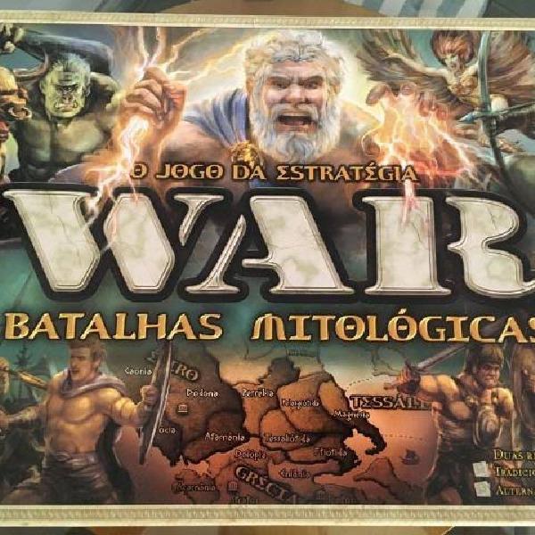 WAR BATALHAS MITOLOGICAS - Jogo de Tabuleiro