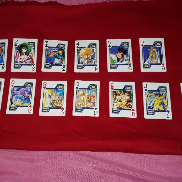 cards de baralho cavaleiros do zodíaco