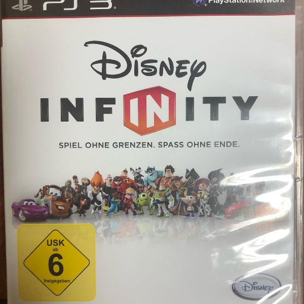 disney infinity ps3, com 3 personagens iniciais