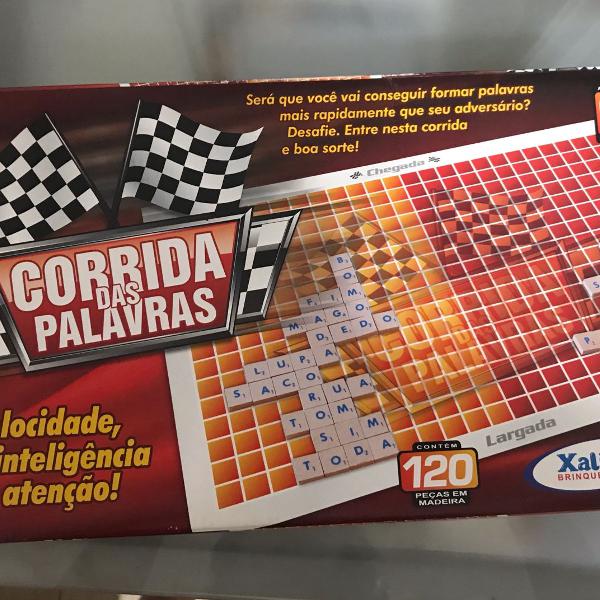 jogo de tabuleiro corrida das palavras