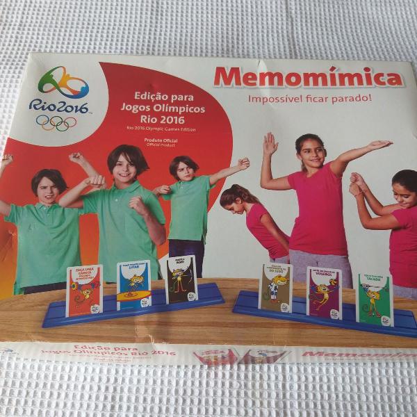 jogo memomimica rio 2016 - jogo de cartas