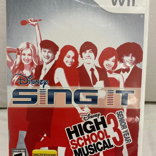 jogo wii sing it high school musical 3