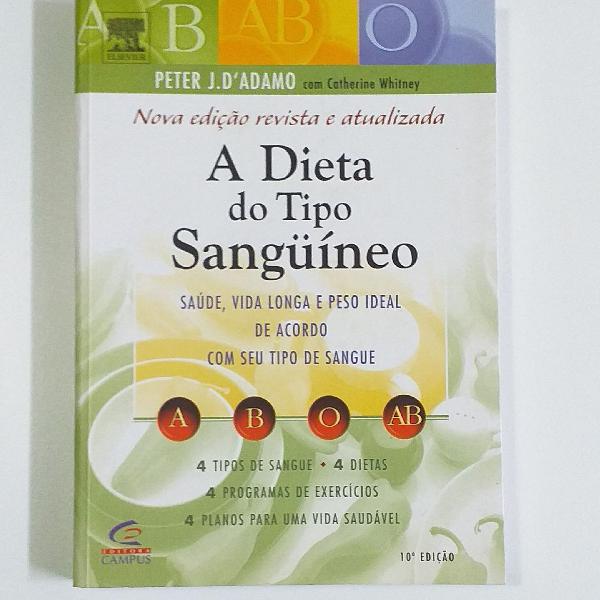 livro A dieta do tipo sanguíneo - Peter J. Adamo