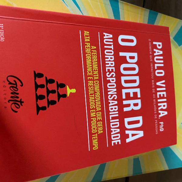 livro o poder da autoresponsabilidade - paulo vieira