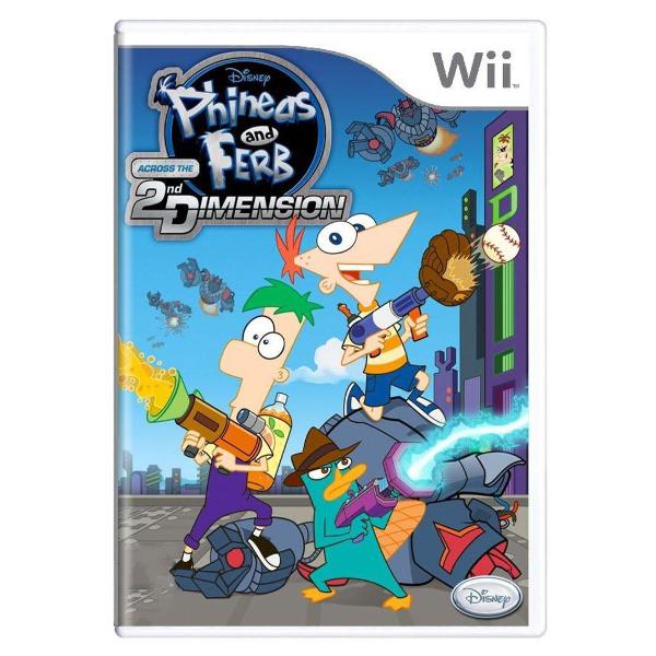phineas and ferb across the 2nd dimension - wii nintendo