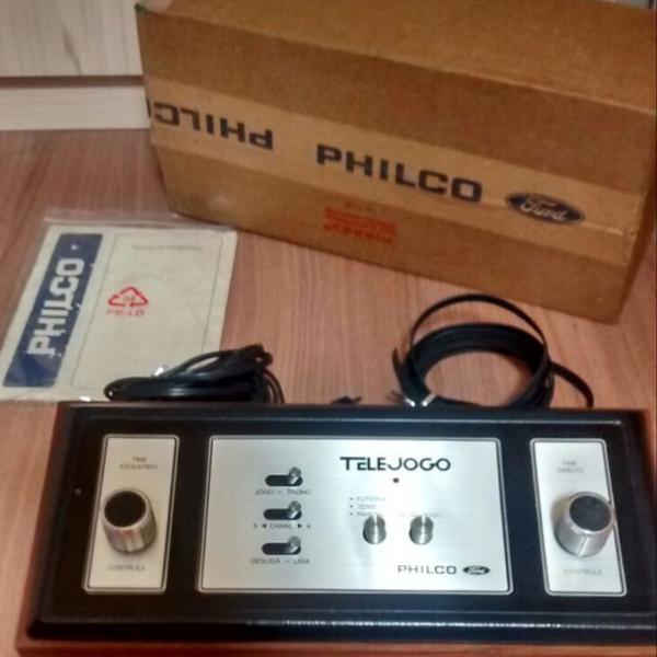 telejogo philco ford manual e caixa original