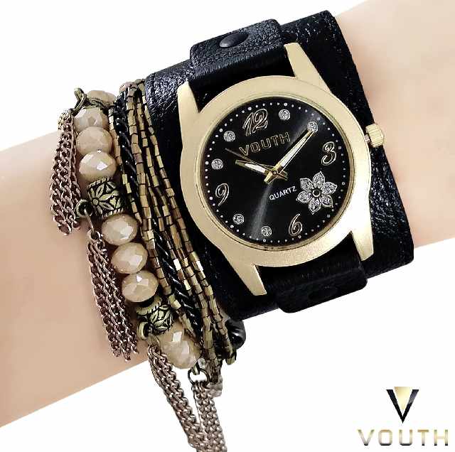 Relógios braceletes femininos com pulseiras