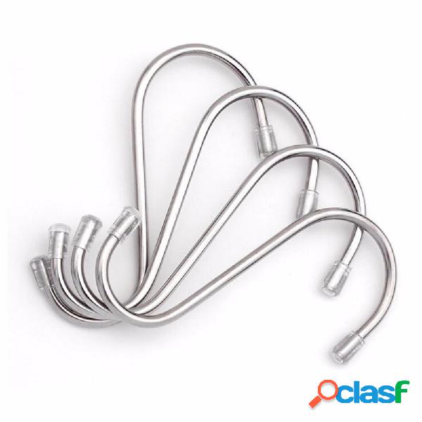 10 Pcs S Forma Ganchos de Aço Inoxidável Banheiro cabide