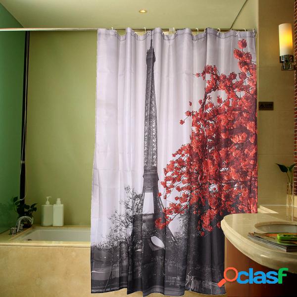 180 × 180cm Estética Paris Eiffel Tower Waterproof
