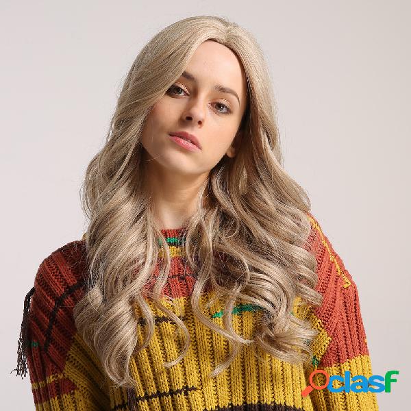 24 Polegadas de Comprimento Cabelo Encaracolado Louro