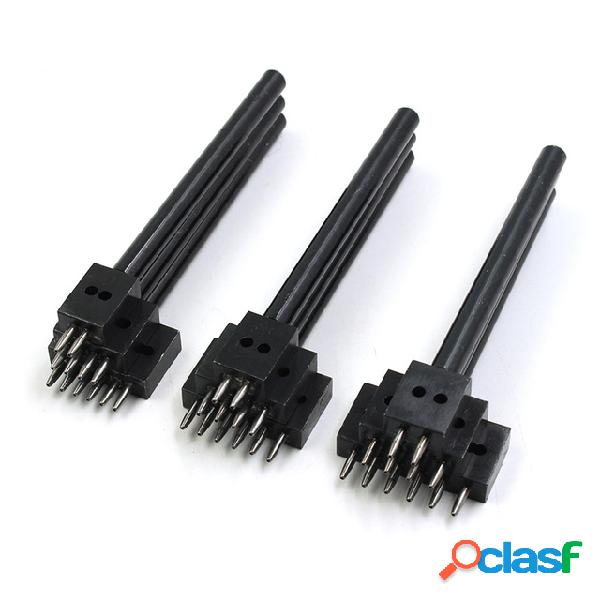 4 5 6mm espaçamento de couro perfuradores mão diy