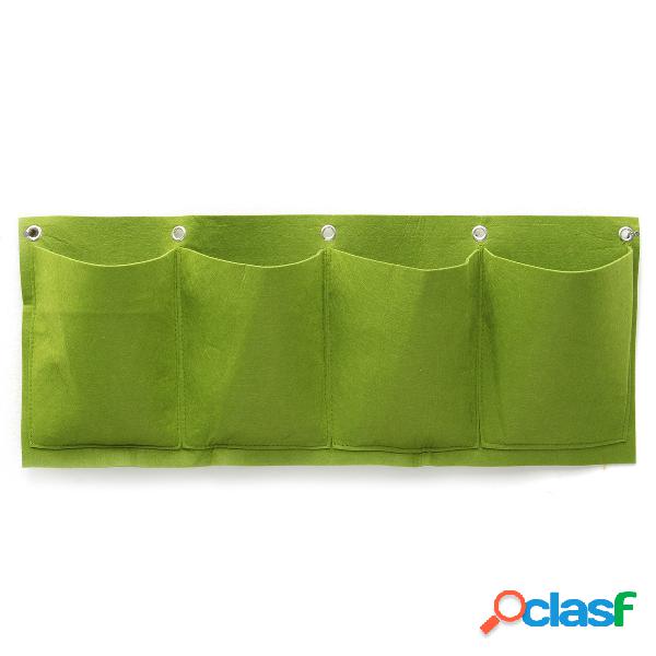 4 bolsos plantador de parede sacos crescentes sacos de