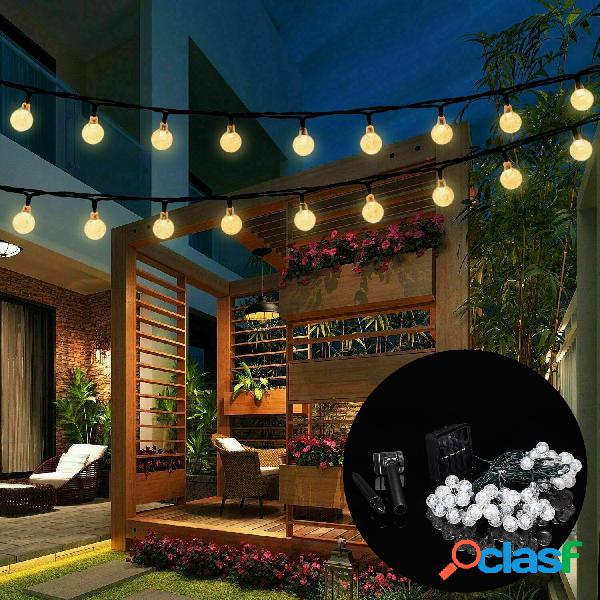 9.5M 50 LED Lâmpada de fada solar String Light 8 Modes